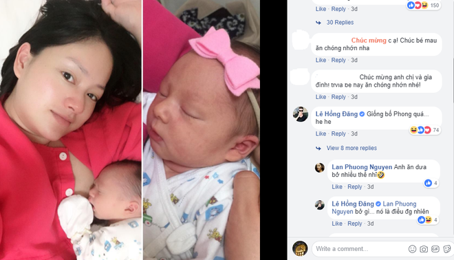 Lan Phương khoe con đầu lòng, dân mạng giật mình trước bình luận của Hồng Đăng-1