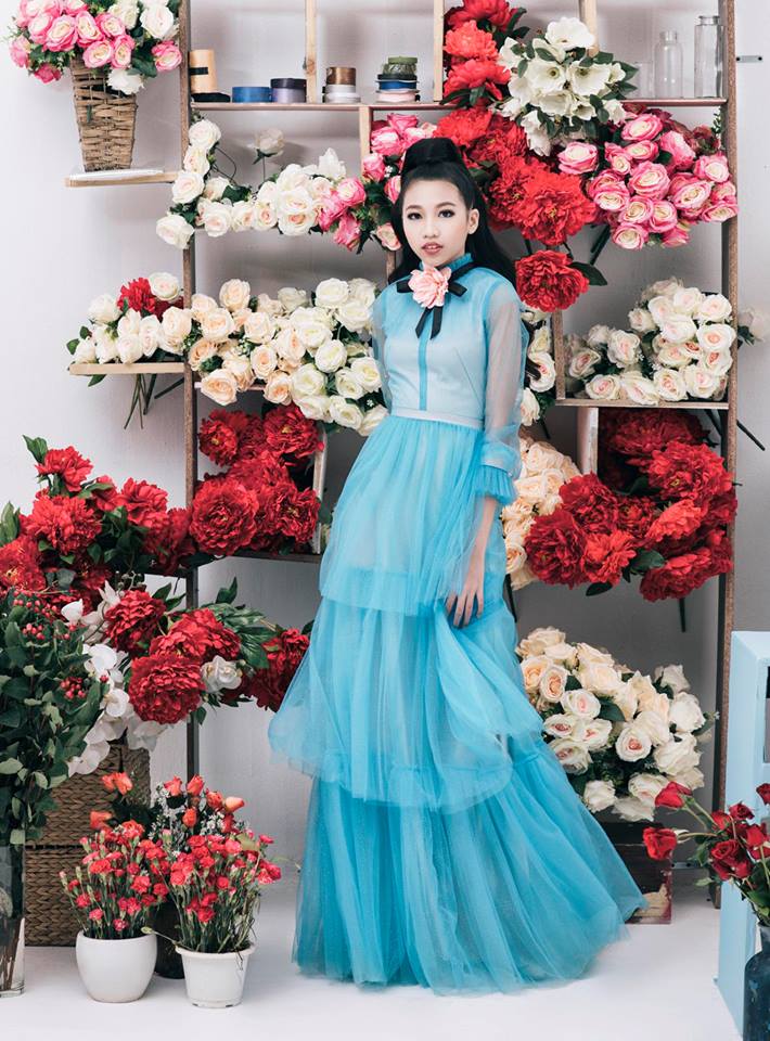 Hoa hậu Hoàn vũ nhí Ngọc Lan Vy 13 tuổi, cao 1m72-2