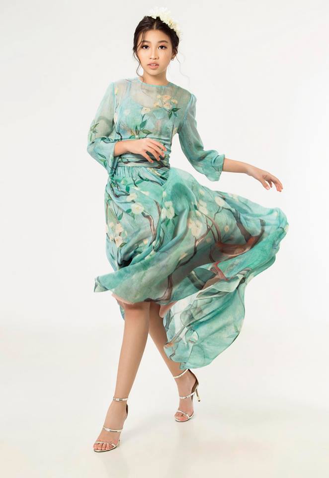 Hoa hậu Hoàn vũ nhí Ngọc Lan Vy 13 tuổi, cao 1m72-7