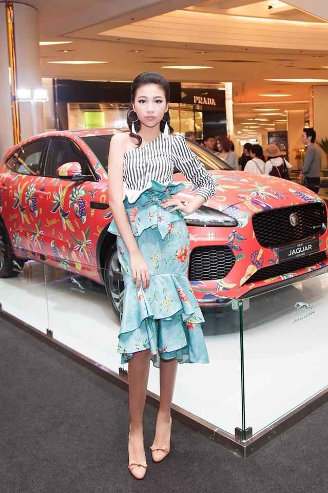 Hoa hậu Hoàn vũ nhí Ngọc Lan Vy 13 tuổi, cao 1m72-5