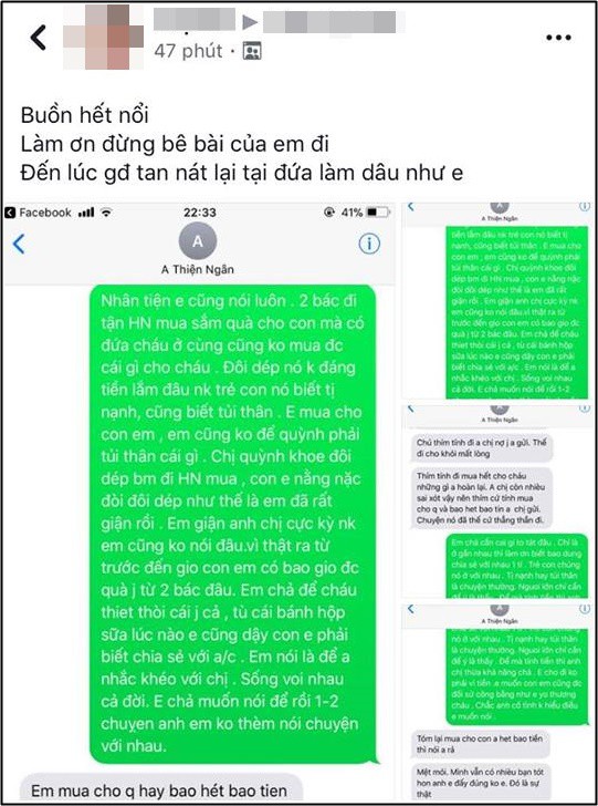 Em dâu trách móc anh chồng vì không mua quà cho con mình, dân mạng ném đá-1