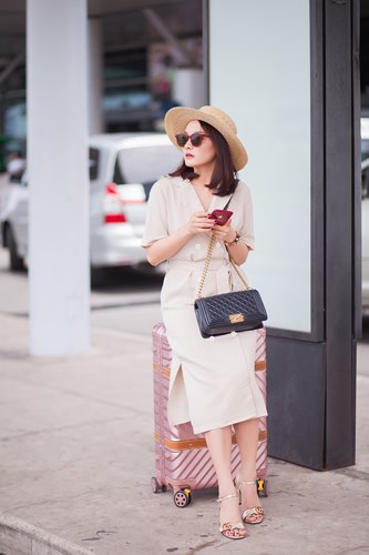 Bảo Thanh tung bộ ảnh rạng rỡ xinh đẹp trước khi bay đi Hàn Quốc-1