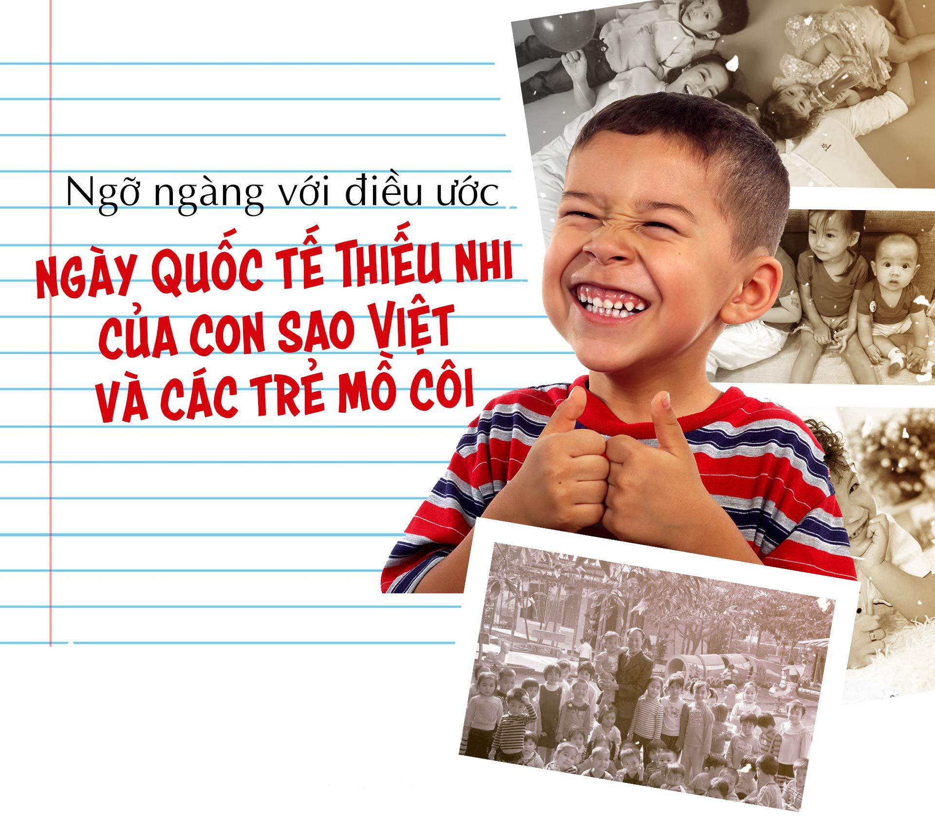 Ngỡ ngàng với điều ước ngày Quốc tế thiếu nhi của con sao Việt và trẻ mồ côi-1