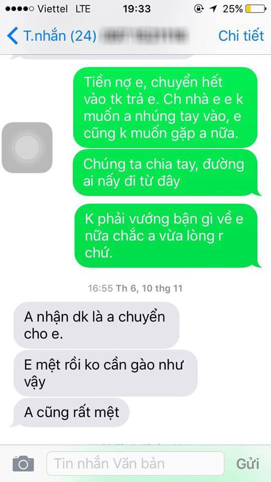Vụ chàng trai bị tố bội bạc và quỵt nợ 40 triệu: Người trong cuộc nói gì?-5