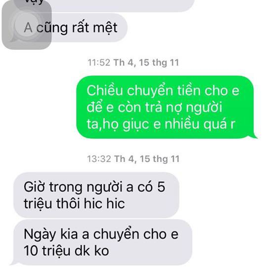 Vụ chàng trai bị tố bội bạc và quỵt nợ 40 triệu: Người trong cuộc nói gì?-6