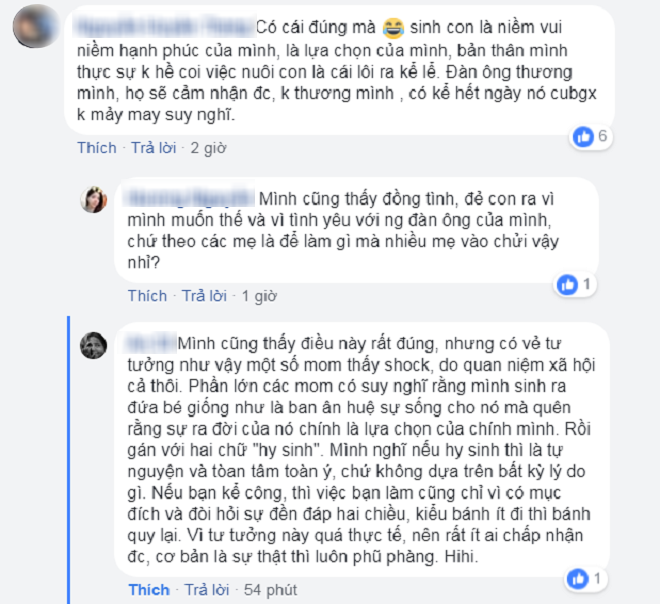 Quan điểm đã quyết định chửa đẻ thì chấp nhận đau, đừng kể công của chàng trai trẻ khiến chị em dậy sóng-3