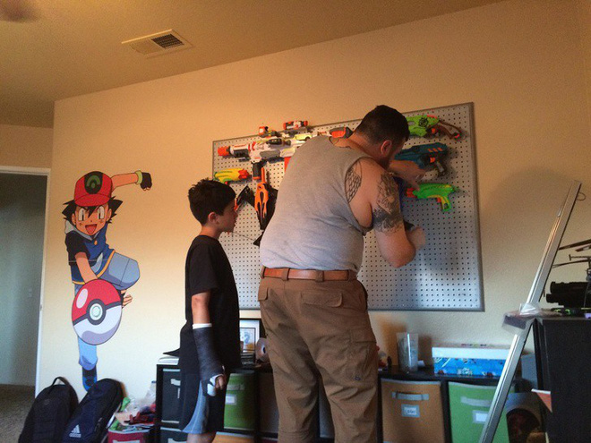 Cười ra nước mắt trước tình huống oái oăm của các ông bố trẻ được giao nhiệm vụ trông con khi vợ vắng nhà-14