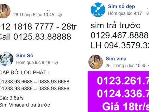 Thoát 'kiếp' sim rác, sim 11 số về đầu 08X tăng giá gấp 2 lần