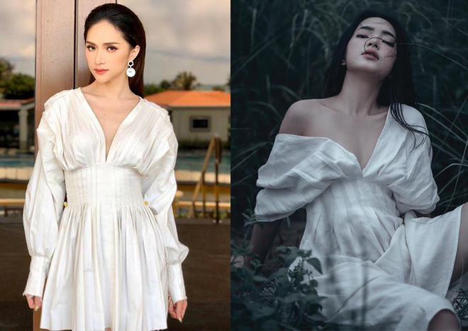HH Hương Giang và Châu Bùi cùng diện 1 thiết kế váy: kẻ ma mị, người lại ngọt ngào kiêu sa-6