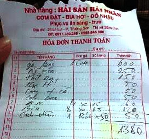 Hải sản tính tiền ghế ngồi, nước chanh phụ thu máy lạnh: Chặt chém vô đối-5