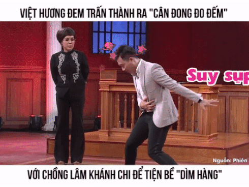 Việt Hương khiến Trấn Thành muối mặt khi so sánh với chồng Lâm Khánh Chi