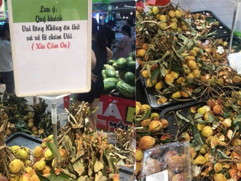 Tấm biển nhắc nhở và