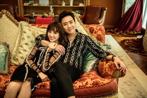 Kỉ niệm 17 tháng về chung nhà, Trấn Thành và Hari Won tung bộ ảnh tình bể bình-8