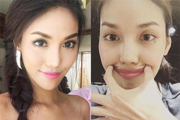 Bất ngờ trước nhan sắc thật của sao Việt sau khi tháo bỏ kính áp tròng-9