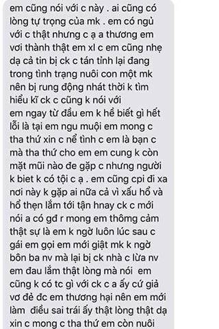Bồ nhí thừa nhận em ngủ với chồng chị” rồi dọa đánh người vợ khiến dân mạng phẫn nộ-2