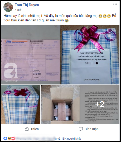 Quà sinh nhật chồng U50 tặng vợ được gói ghém cẩn thận khi mở ra ai cũng té ngửa, MXH sục sôi-1