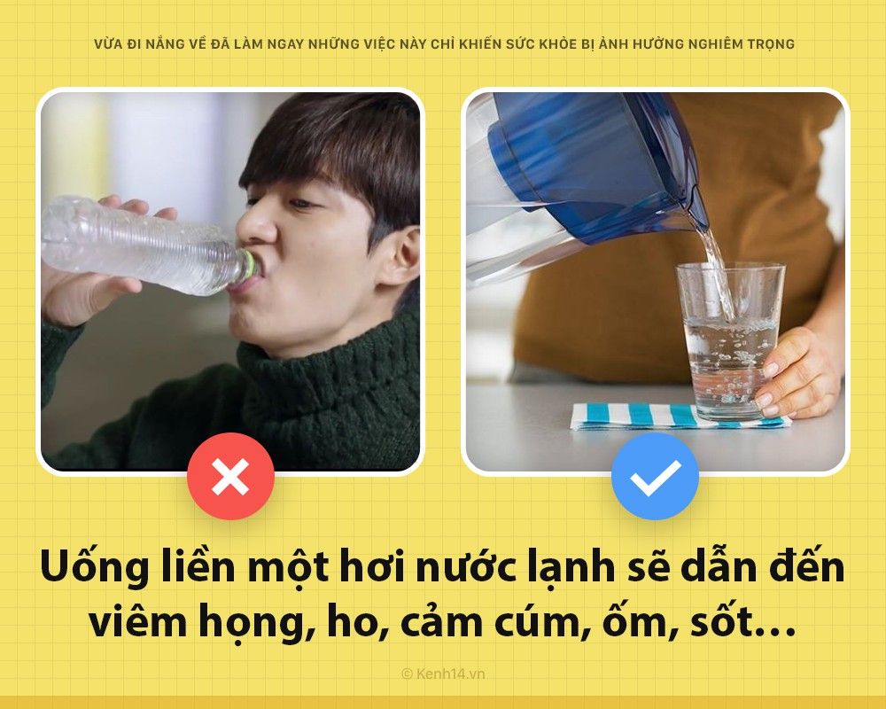 Vừa đi nắng về đã làm ngay những việc này chỉ khiến sức khỏe bị tổn hại nghiêm trọng-3