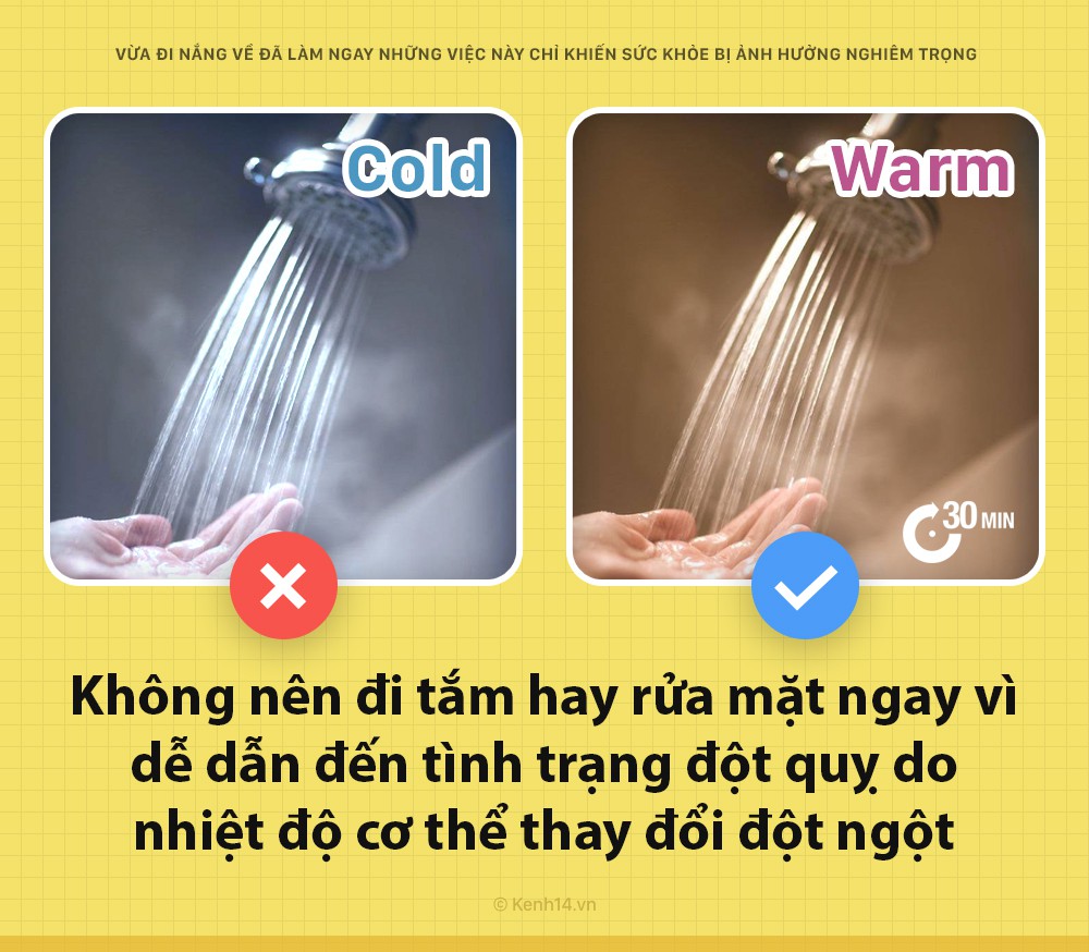 Vừa đi nắng về đã làm ngay những việc này chỉ khiến sức khỏe bị tổn hại nghiêm trọng-5
