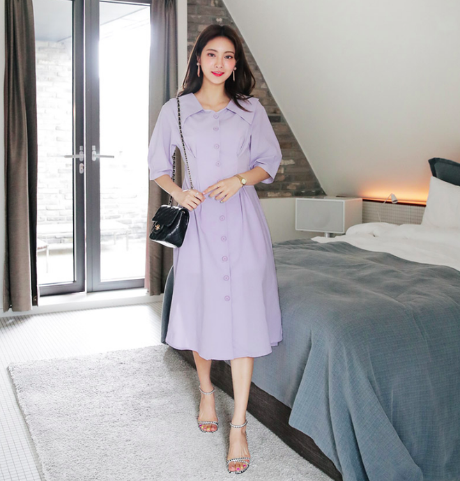 Nàng công sở có béo bụng thì cũng chẳng lo vì đã có ngay 5 mẫu váy liền giấu dáng cực đỉnh này-7