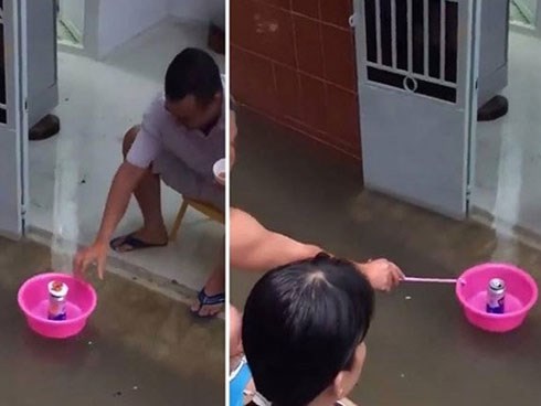 Khi mưa ngập mà vẫn muốn nhậu cùng nhau thì phải làm gì