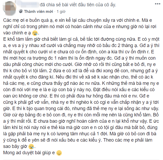 Lỡ có bầu trước nhưng mẹ chồng không cho cưới, lý do đưa ra là vì cô gái... chưa làm công chức-1