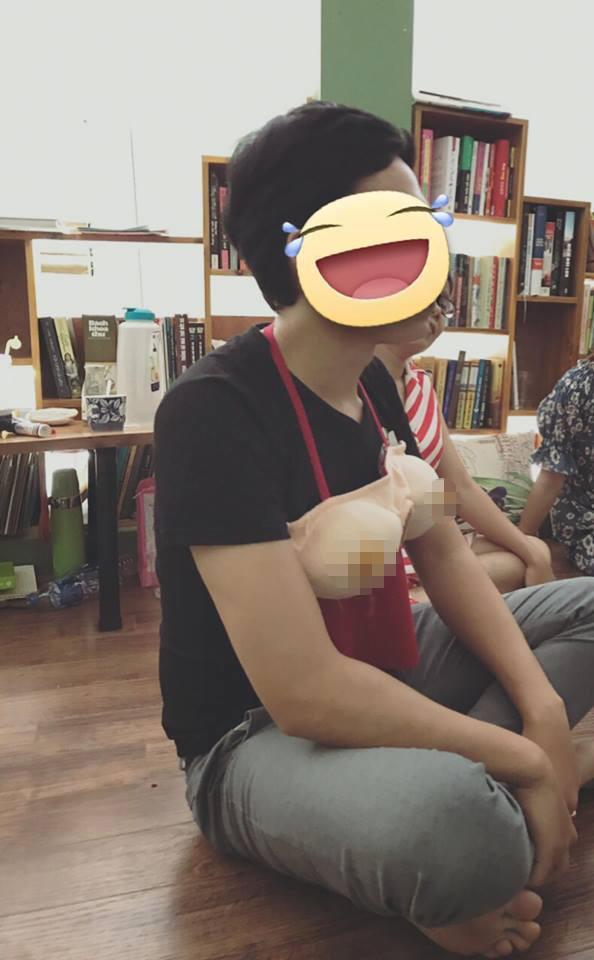 9x nhận nuôi bé Yến Nhi khoe ảnh chồng đi học tiền sản thay vợ khiến chị em ghen tị-2