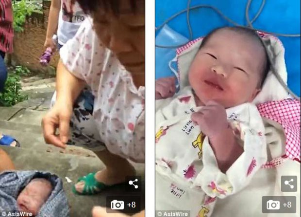 Bé sơ sinh sống sót thần kỳ sau khi nghi bị ném qua bức tường cao gần 2m-2