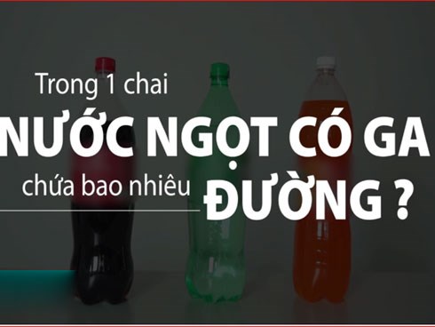 Một chai nước ngọt có ga chứa bao nhiêu đường?
