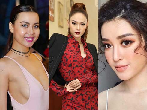 Thiên Hương như bị đổ cả chảo dầu lên mặt - Lại Thanh Hương trang điểm giống hệt Halloween