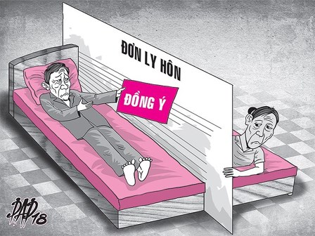 Ly hôn vì không cho chồng ngủ chung