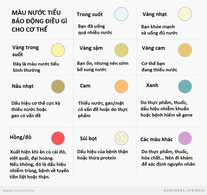 Màu nước tiểu báo động điều gì cho cơ thể?-1