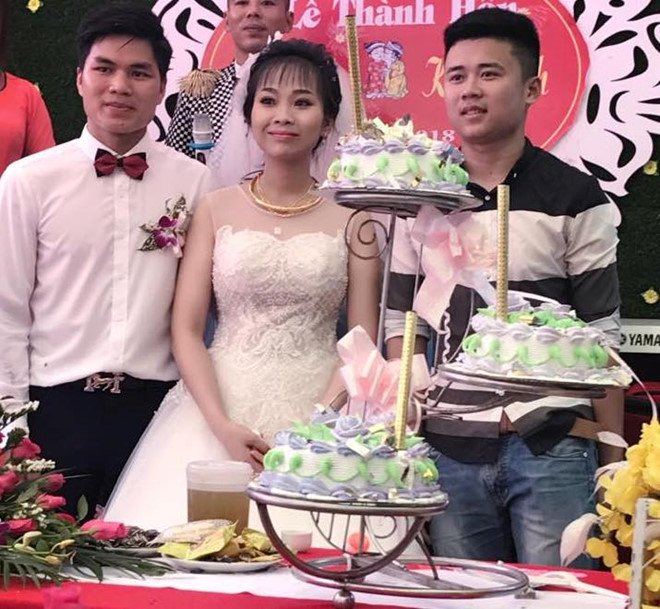 Chú rể Thanh Hoá được mừng cưới bằng 3 bao tải thóc-2