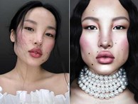 Nhan sắc tranh cãi của người mẫu Trung Quốc được khen đẹp kỳ lạ