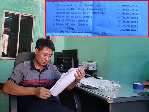 Xin mua áo mưa giá 1 triệu đồng: Chi cục Thuỷ lợi Thái Bình lên tiếng