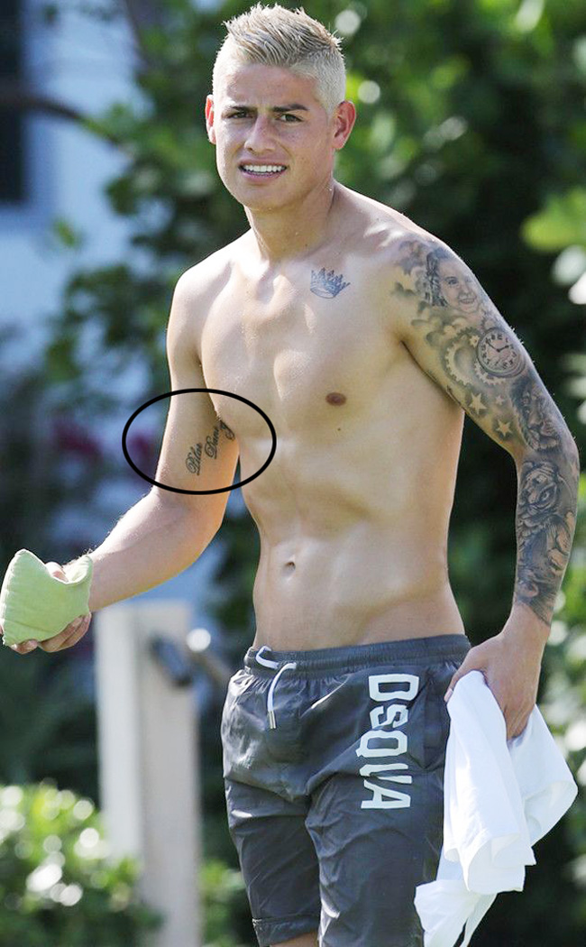 Ẩn ý hình xăm của dàn mỹ nam World Cup 2018: Rodriguez, Ramos...-2