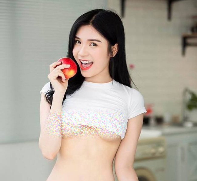 Thánh nữ Mì Gõ, Thanh Bi đua nhau diện áo hở nửa bầu ngực-9