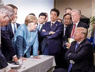 Những bức ảnh đắt giá, lột tả sự đối đầu tại thượng đỉnh G7