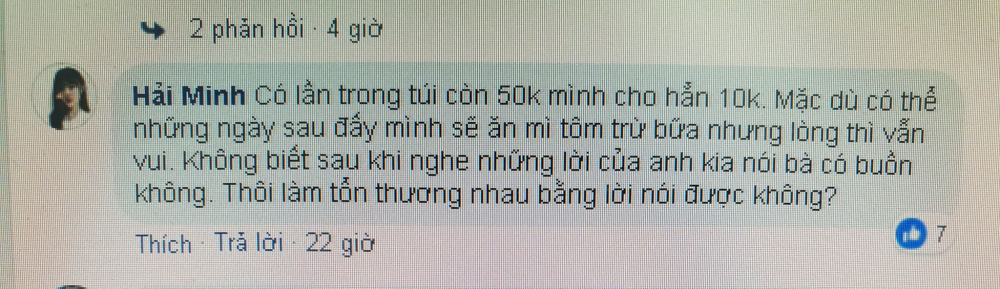 Dân mạng bức xúc trước câu chuyện chàng trai chửi bạn gái vì cho bà lão nghèo 4 nghìn đồng-3