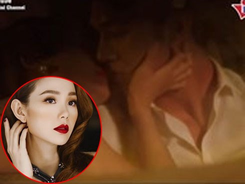 Cảnh gian díu trong MV 'Em xin anh' được lấy từ cuộc sống của Minh Hằng