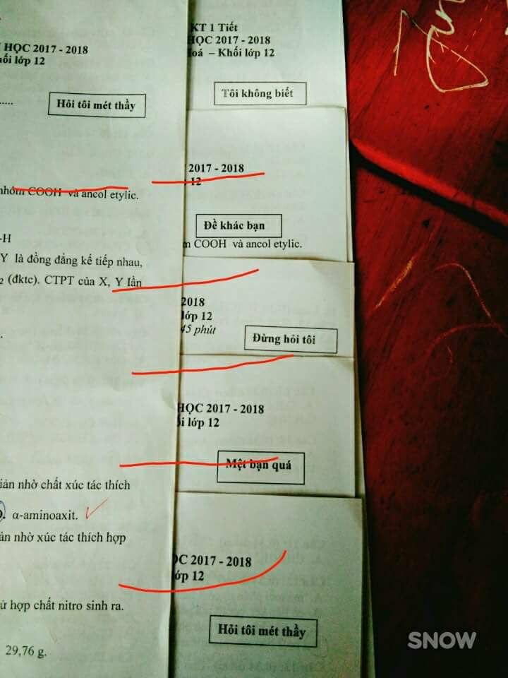 Những mã đề thi bá đạo của các thầy giáo khiến học sinh có muốn quay cóp cũng không được-1