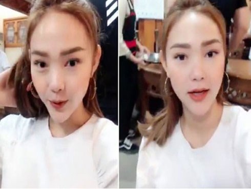Cứ khi nào đăng clip, Minh Hằng lại bị soi phần cằm ngày một dài bất thường
