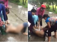 Cô gái bị nhóm phụ nữ giữ tay chân, lột sạch quần áo giữa đường nghi do nhắn tin thách thức vợ nhân tình