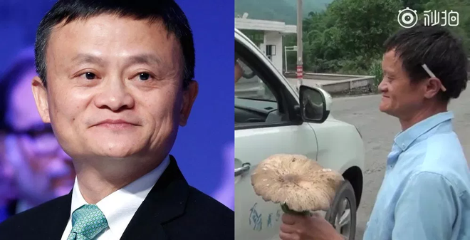 Trung Quốc: Phát hiện người đàn ông giống hệt CEO Jack Ma rao bán nấm rừng ở ven đường-1