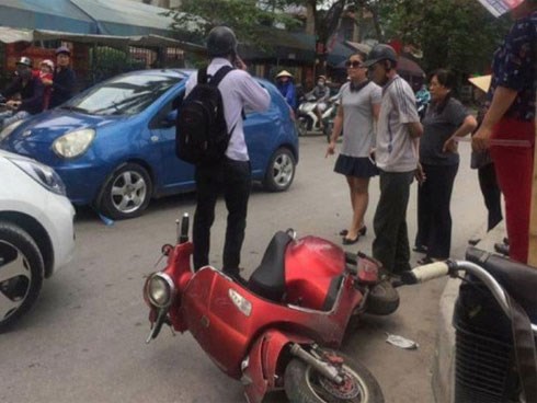 Vụ nữ chánh văn phòng va chạm giao thông rồi