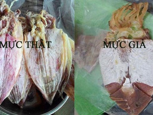 Mách chị em cách phân biệt mực khô thật với mực khô giả mùa đi biển