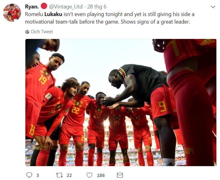 Khoảnh khắc Lukaku động viên cầu thủ Bỉ được so sánh với Messi-5