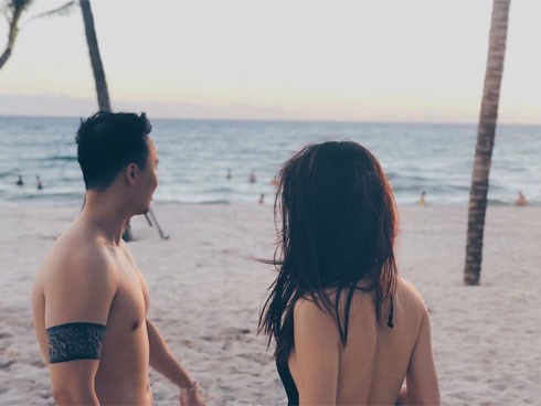 Diễm My 9x diện bikini nóng bỏng, đi nghỉ mát với bạn trai thiếu gia tại Phú Quốc