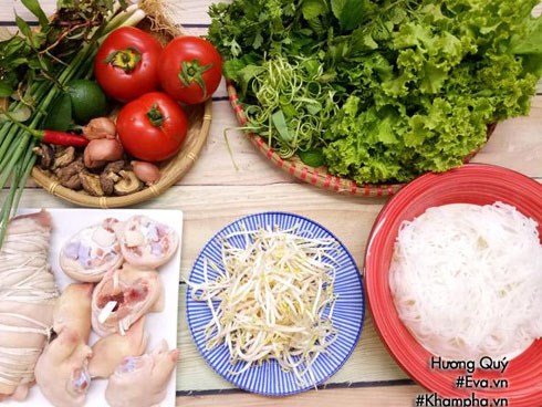 Cách nấu bún giò heo thơm ngon, bổ dưỡng cho bữa sáng