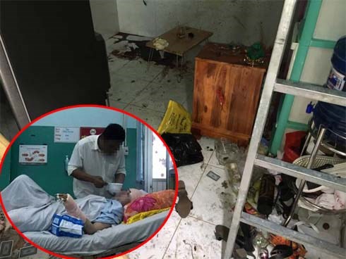 Thanh niên máu lạnh xuống tay, cô gái giả chết dù bị dao găm vào đùi