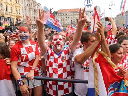 Biển người chào đón Modric và đội tuyển Croatia sau hành trình kỳ diệu ở World Cup 2018
